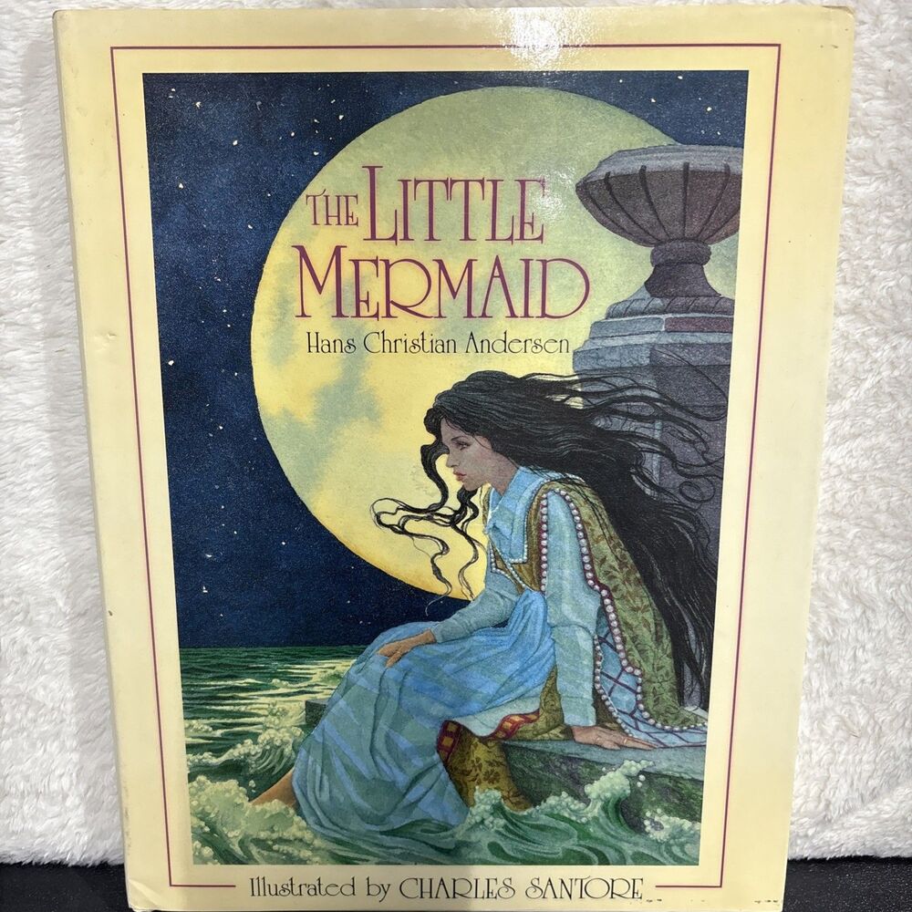 The Little mermaid hardcover book vintage 1993